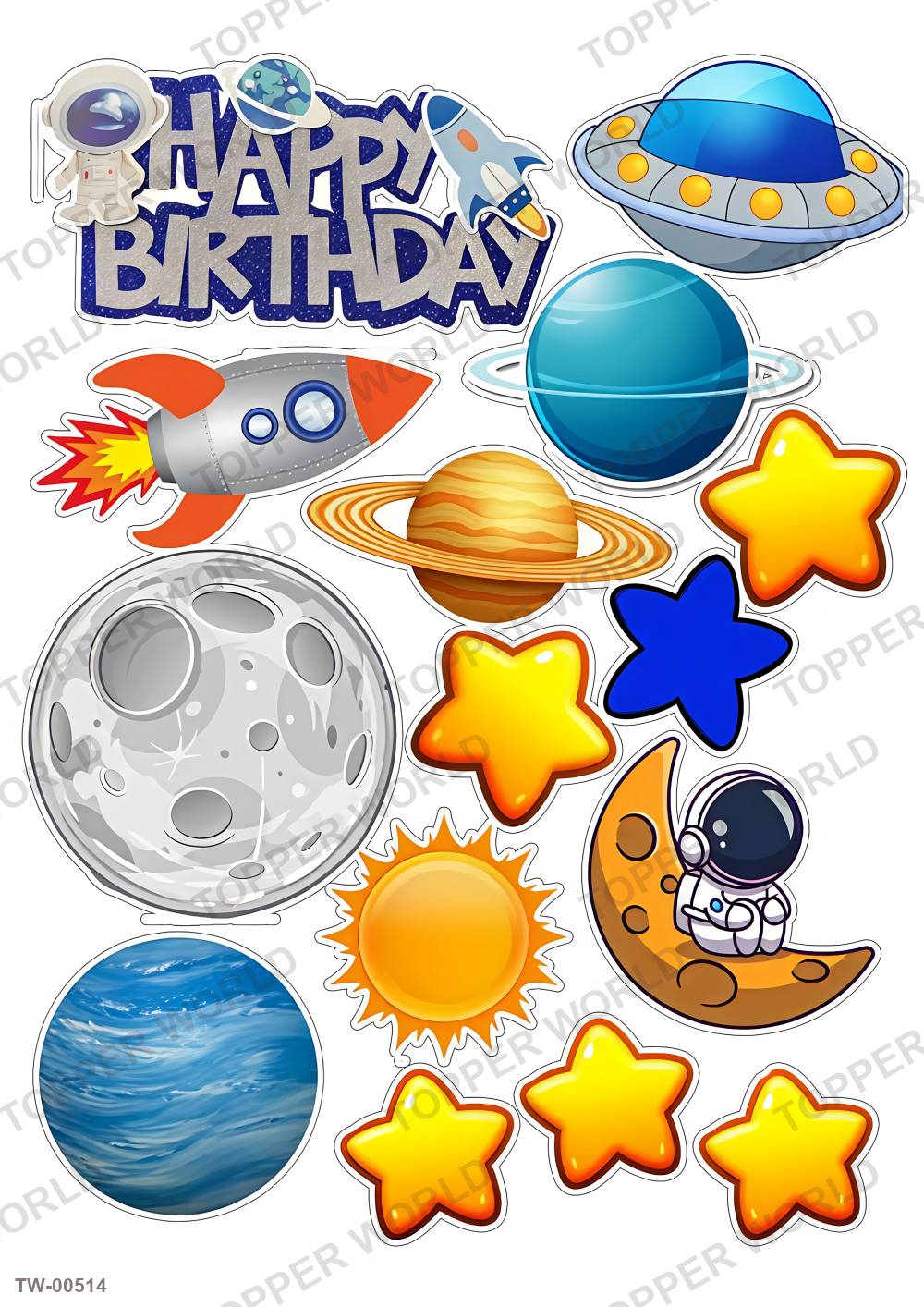 Little Boy Topper Sheet 12 – A4 topper sheet