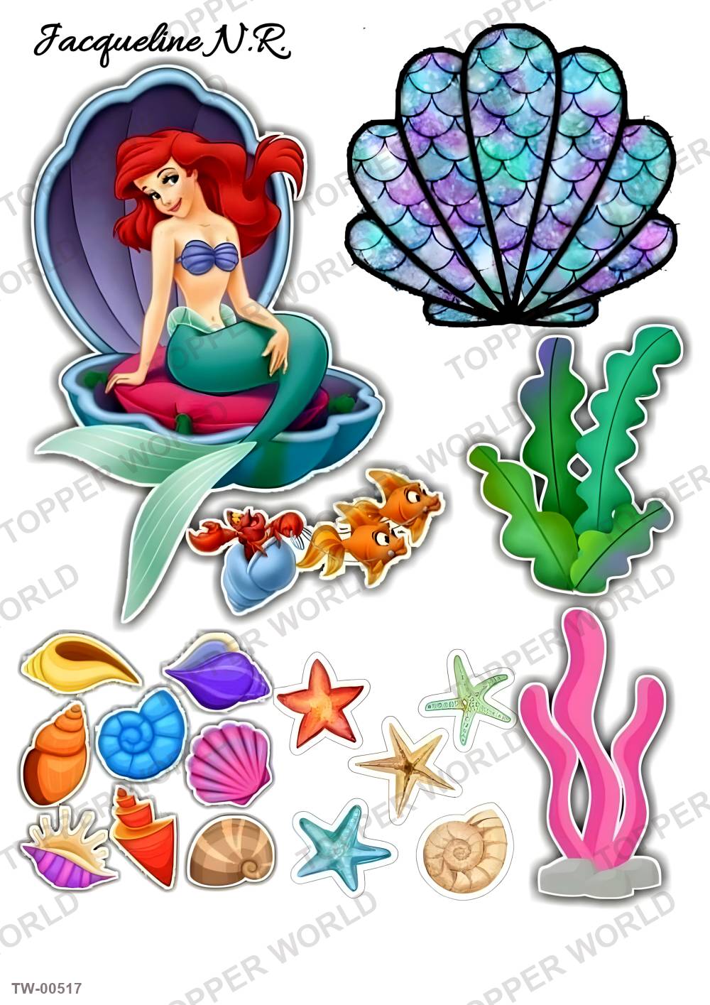 Ariel Topper Sheet 13 – A4 topper sheet
