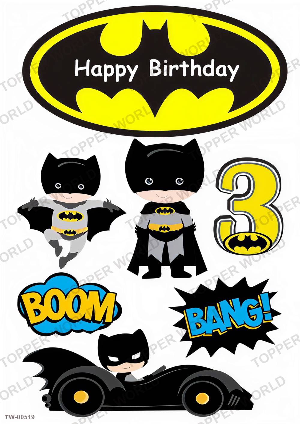 Batman Topper Sheet 13 – A4 topper sheet