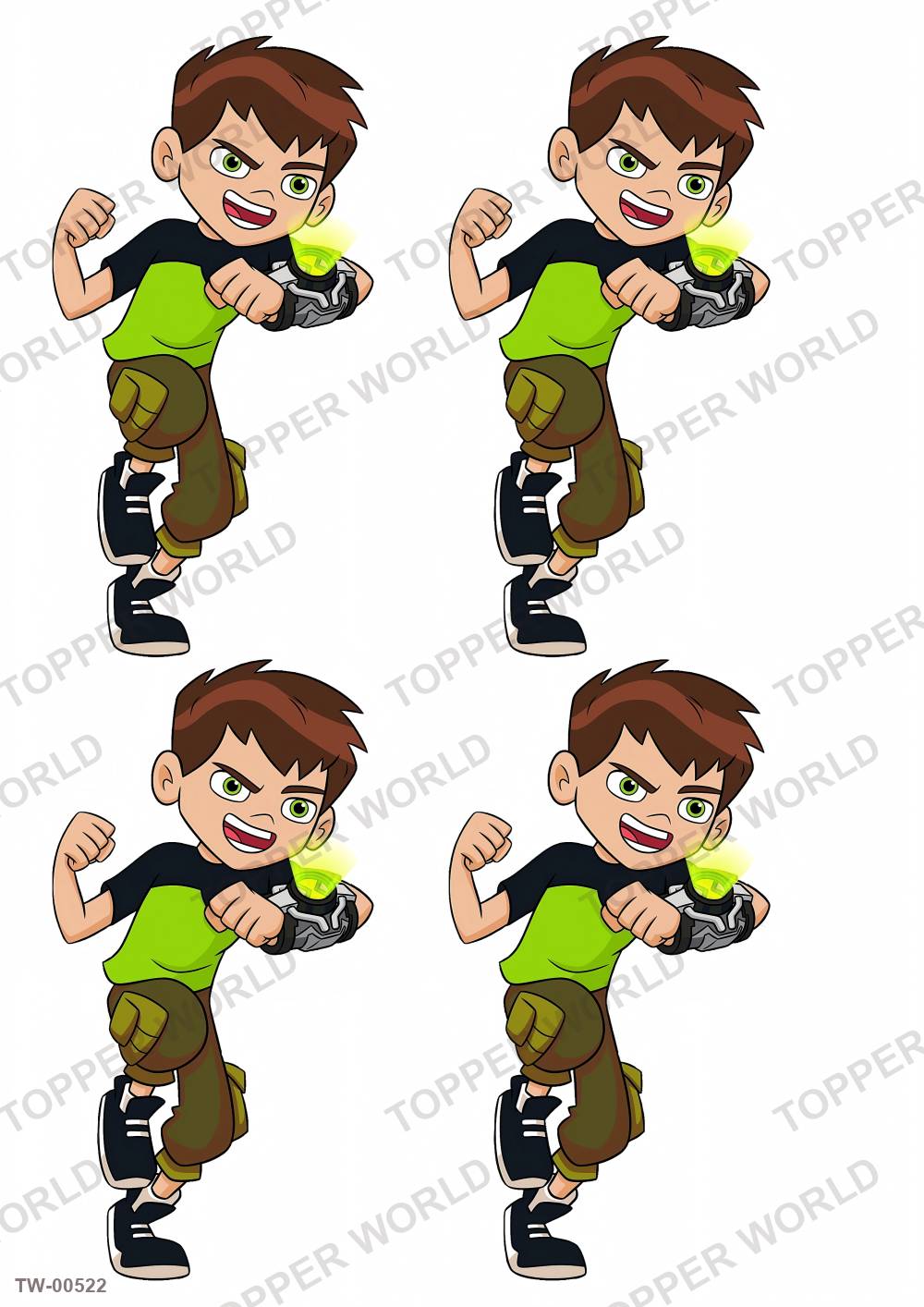 Ben 10 Topper Sheet 13 – A4 topper sheet