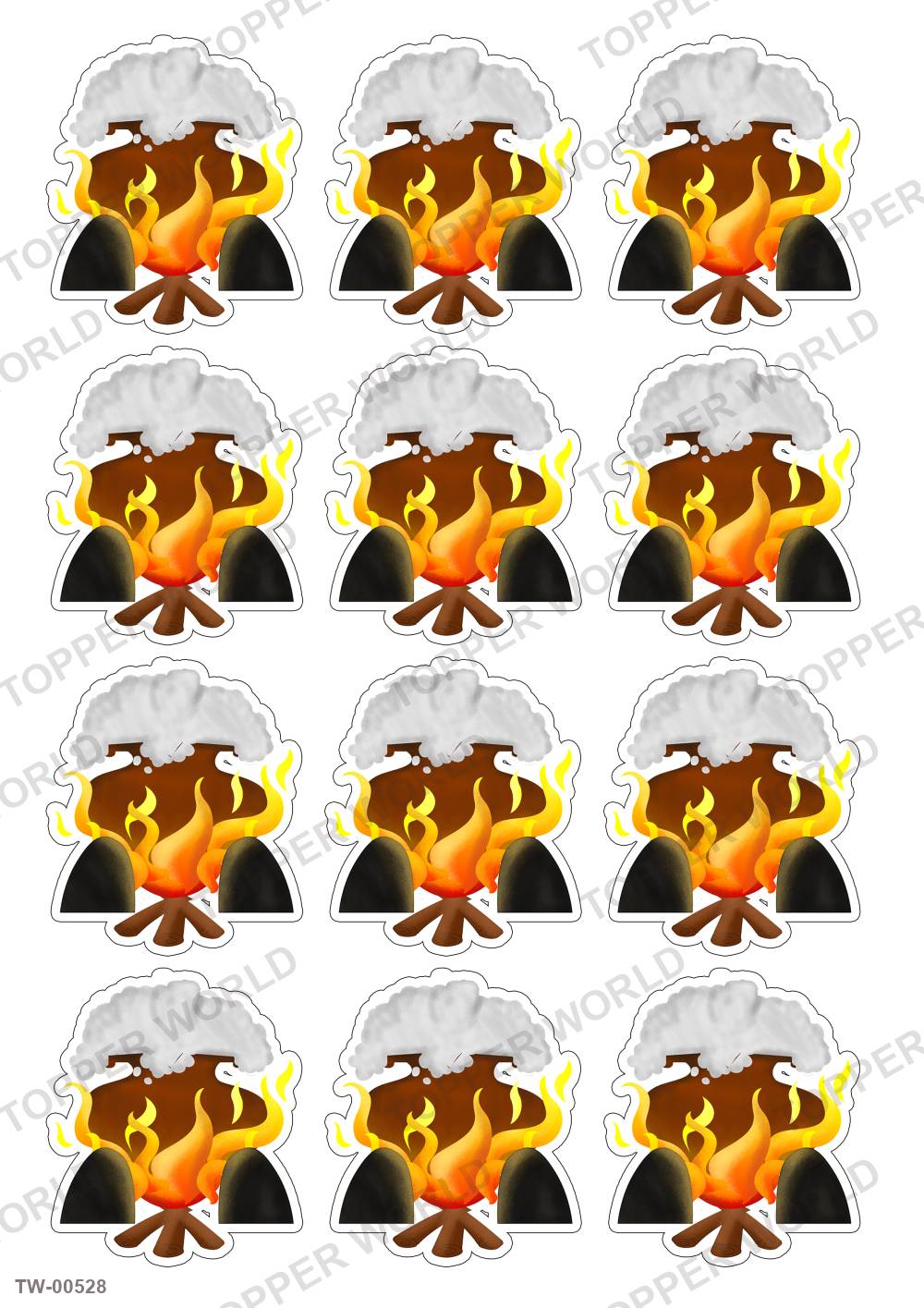 Happy New Year Topper Sheet 13 – A4 topper sheet