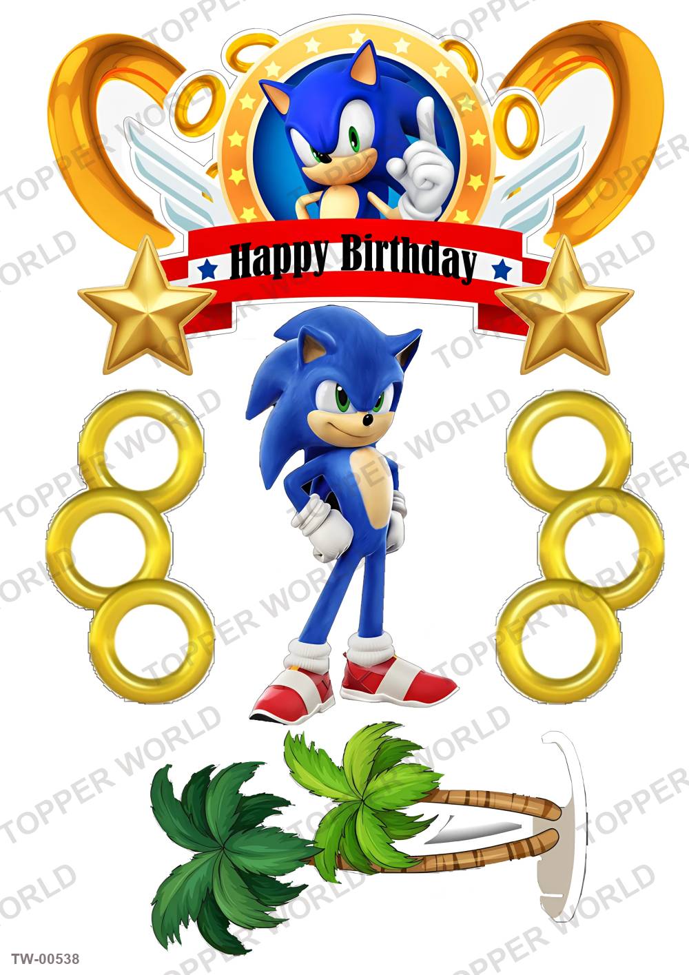 Sonic Topper Sheet 13 – A4 topper sheet