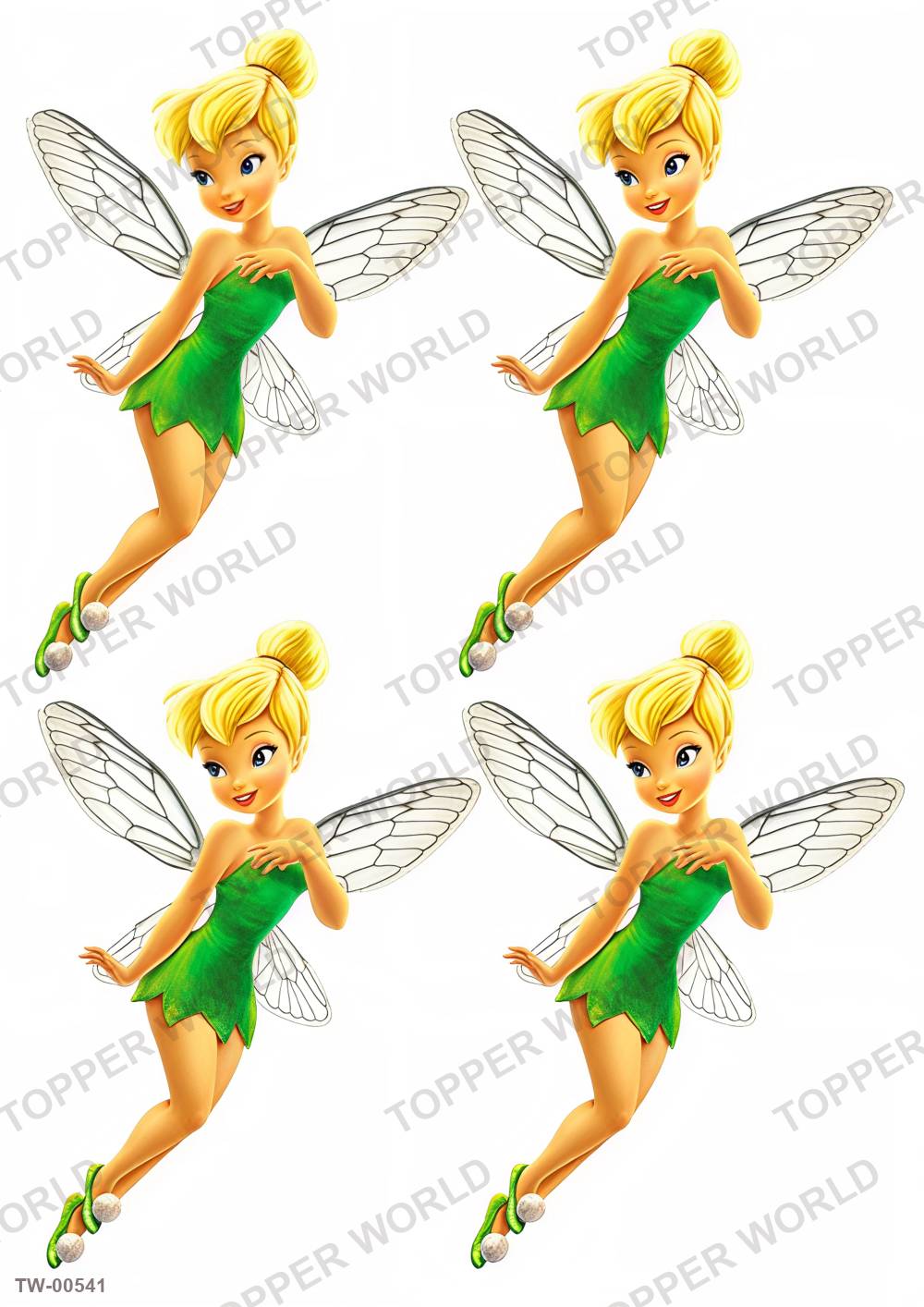 Tinker Bell Topper Sheet 13 – A4 topper sheet