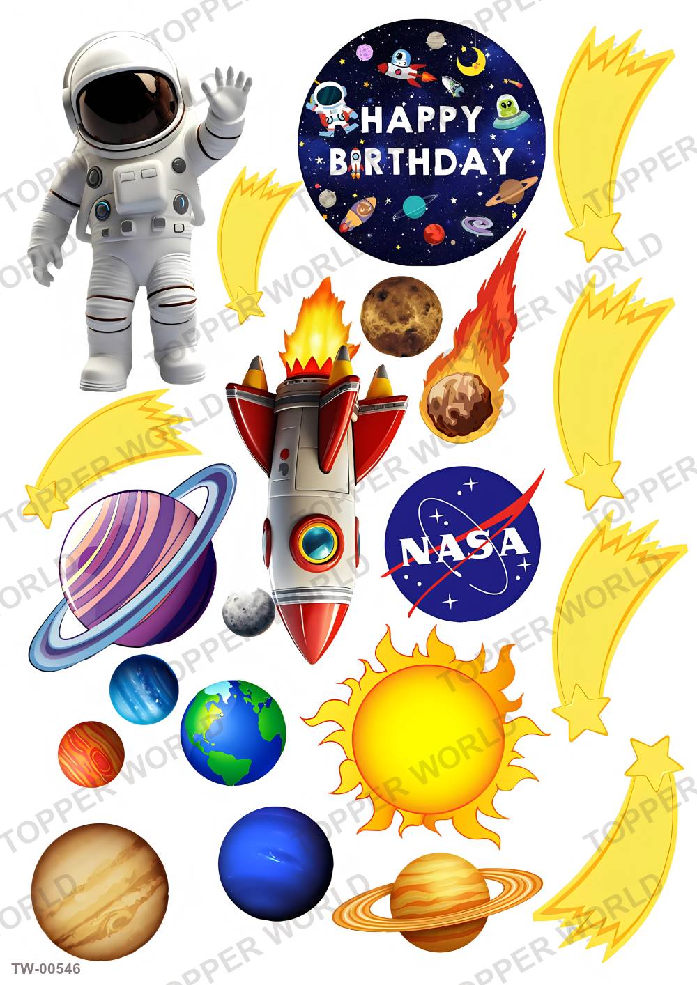 Little Boy Topper Sheet 13 – A4 topper sheet