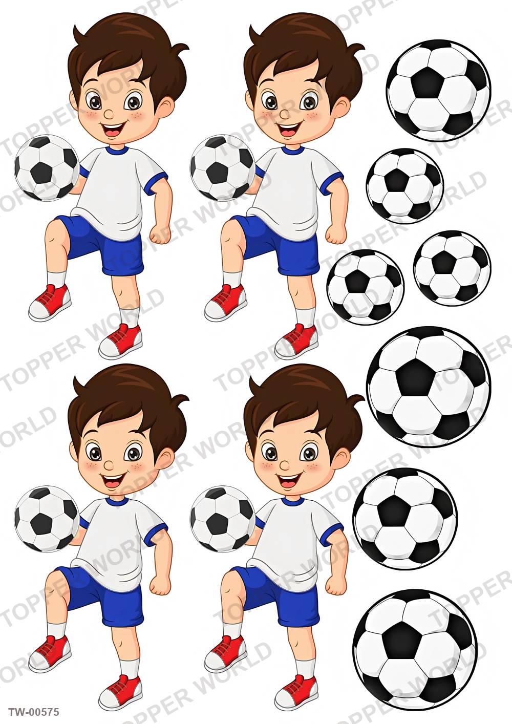 Little Boy Topper Sheet 14 – A4 topper sheet