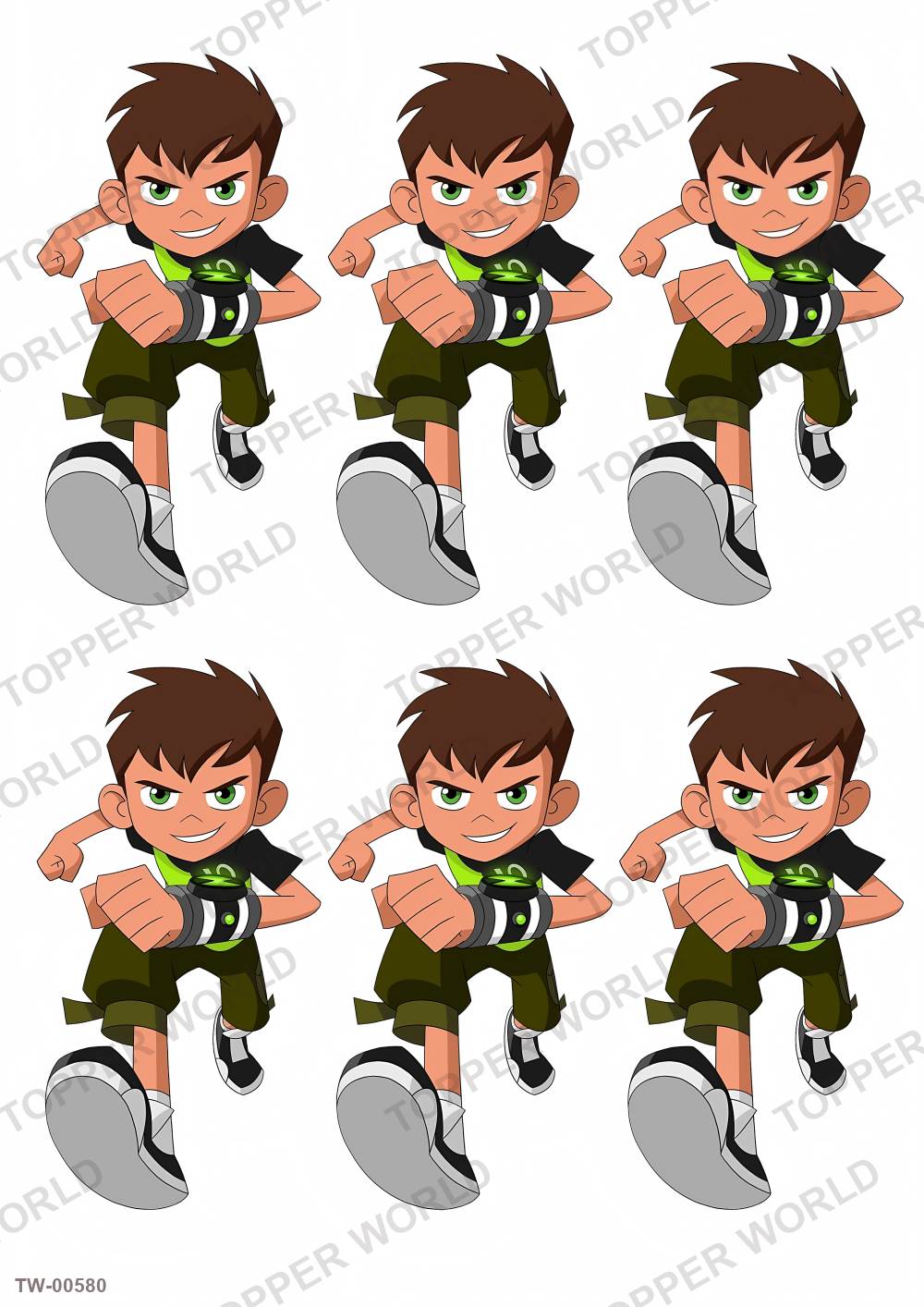 Ben 10 Topper Sheet 15 – A4 topper sheet