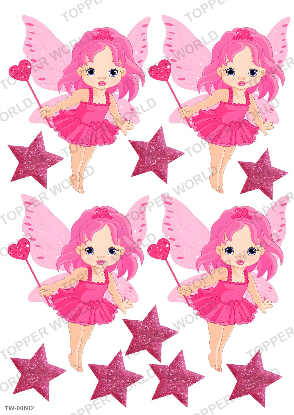 Little Girl Topper Sheet 15 – A4 topper sheet