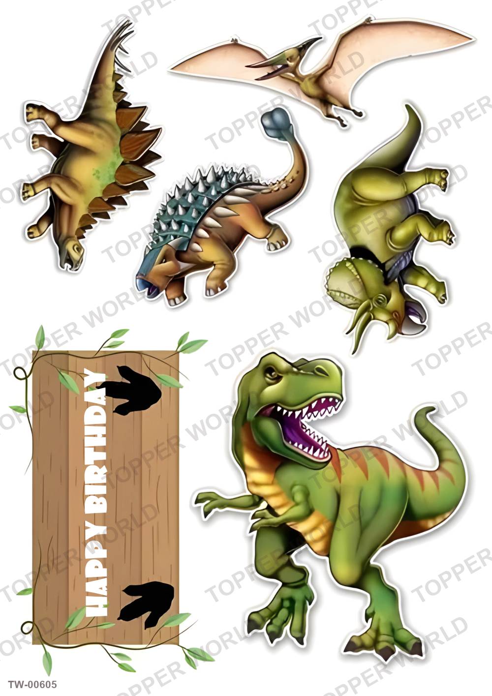 Animals Topper Sheet 16 – A4 topper sheet