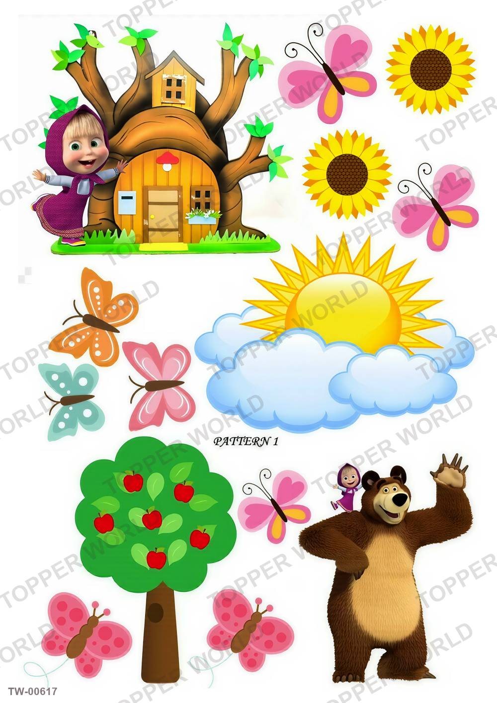 Masha Topper Sheet 16 – A4 topper sheet