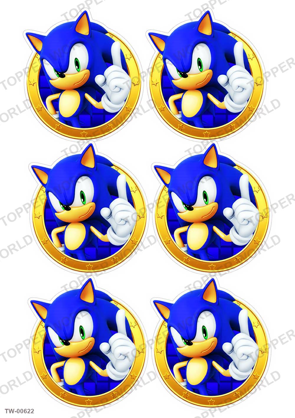 Sonic Topper Sheet 16 – A4 topper sheet