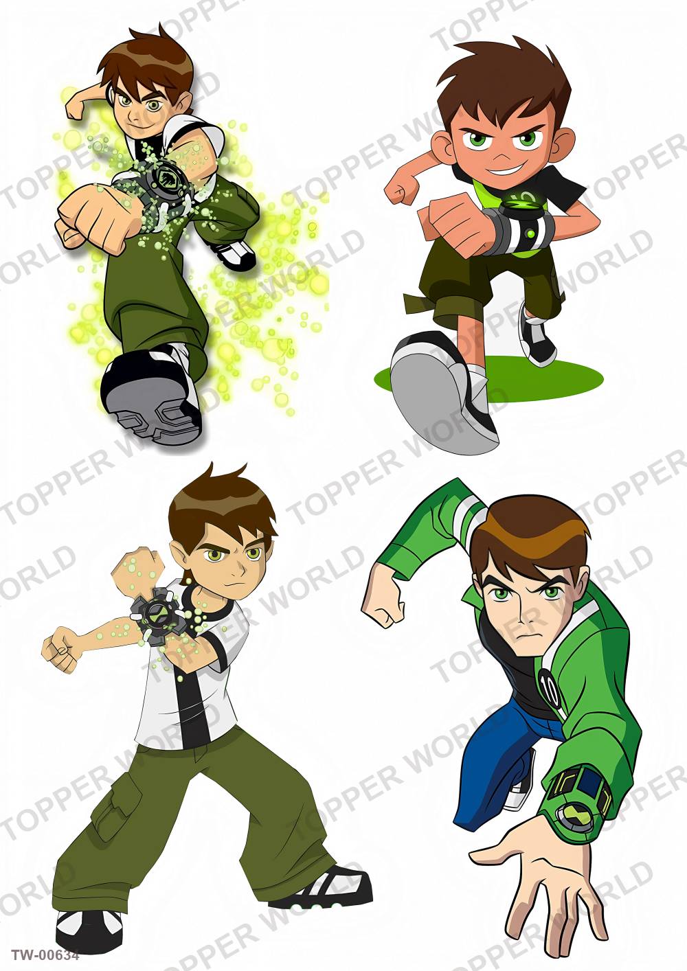 Ben 10 Topper Sheet 17 – A4 topper sheet