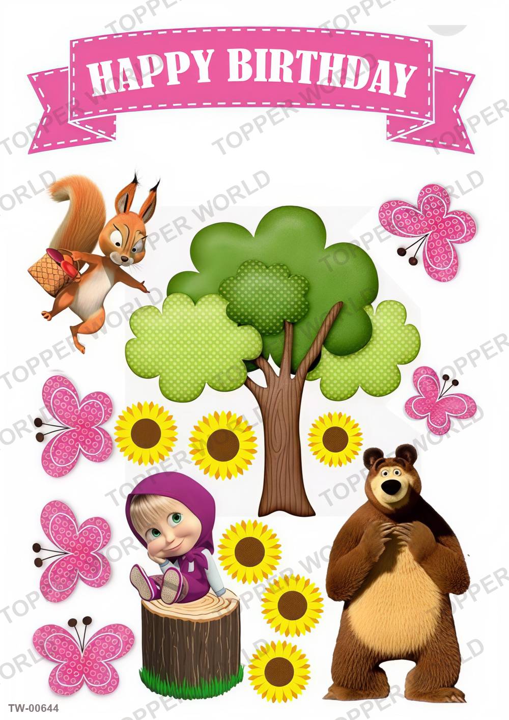 Masha Topper Sheet 17 – A4 topper sheet