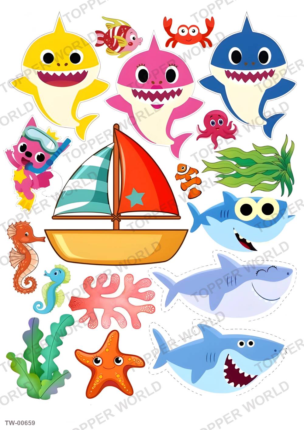Animals Topper Sheet 18 – A4 topper sheet
