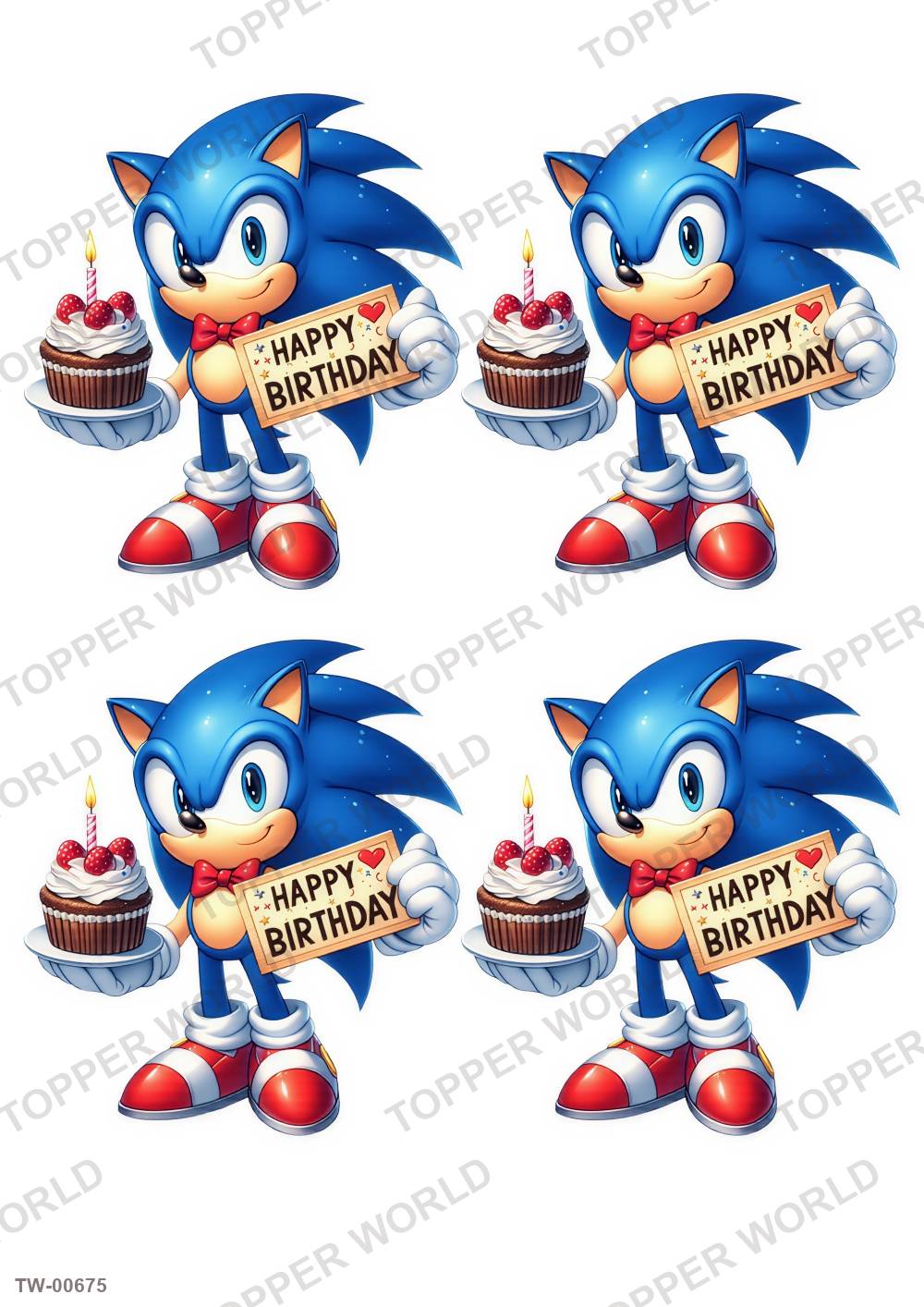 Sonic Topper Sheet 18 – A4 topper sheet