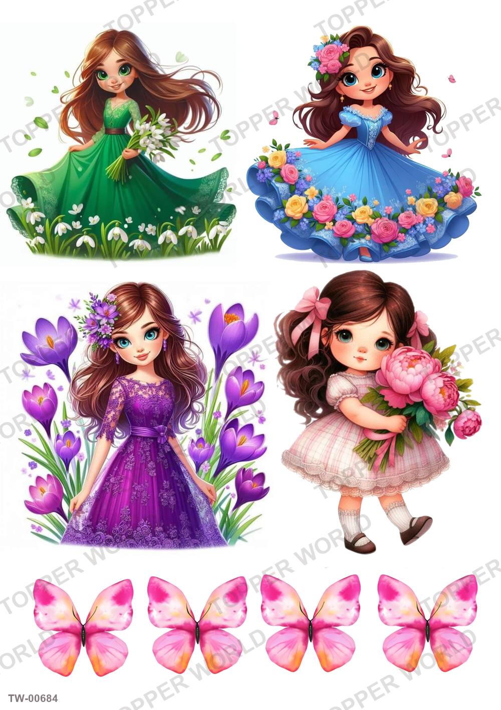 Angels Topper Sheet 19 – A4 topper sheet