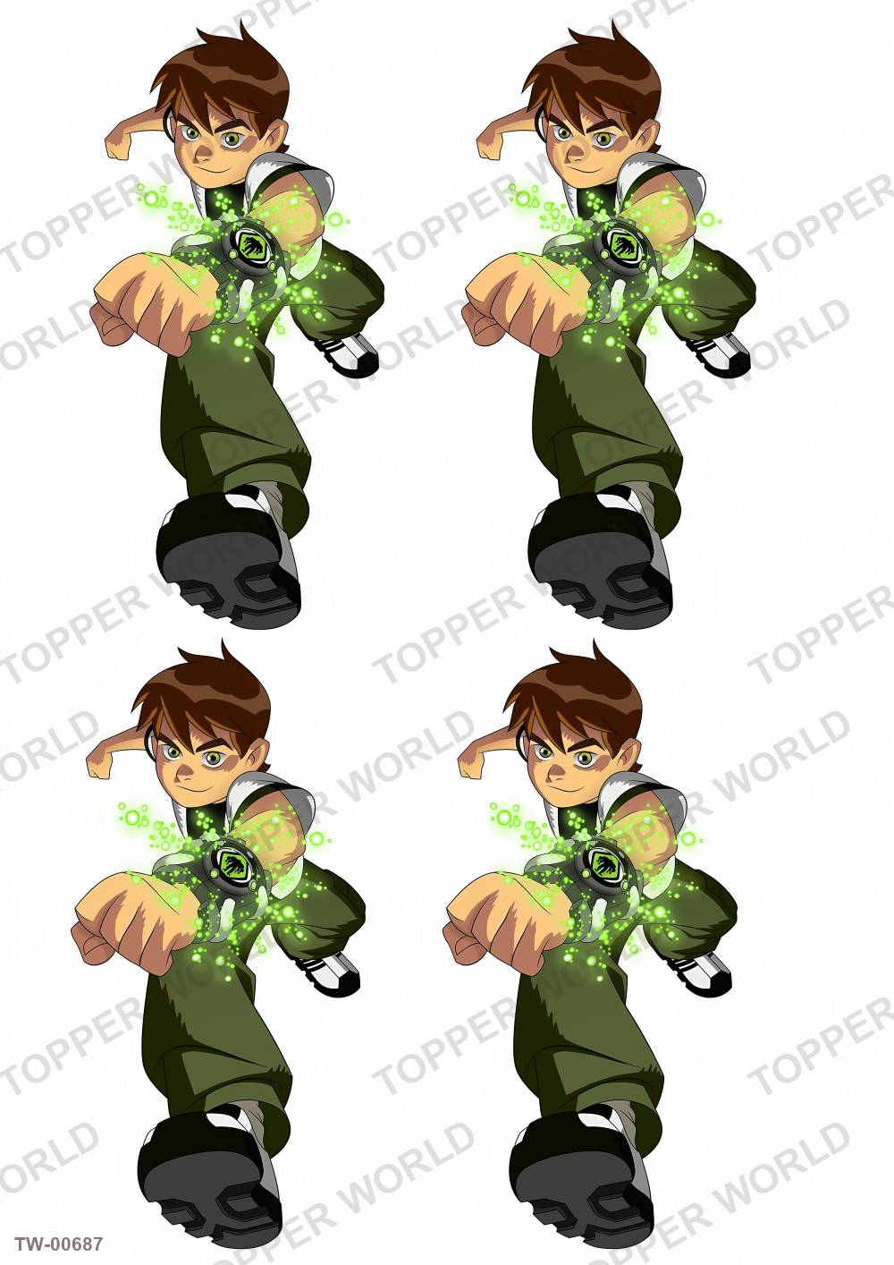 Ben 10 Topper Sheet 19 – A4 topper sheet