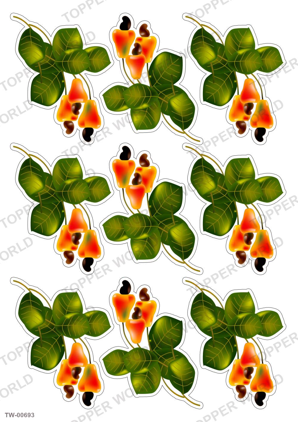 Happy New Year Topper Sheet 19 – A4 topper sheet