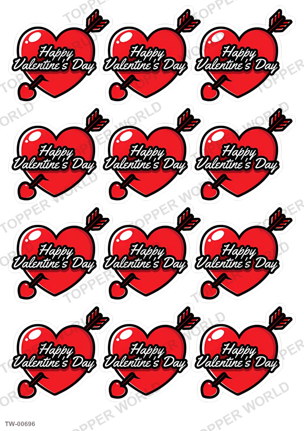 Love Topper Sheet 19 – A4 topper sheet