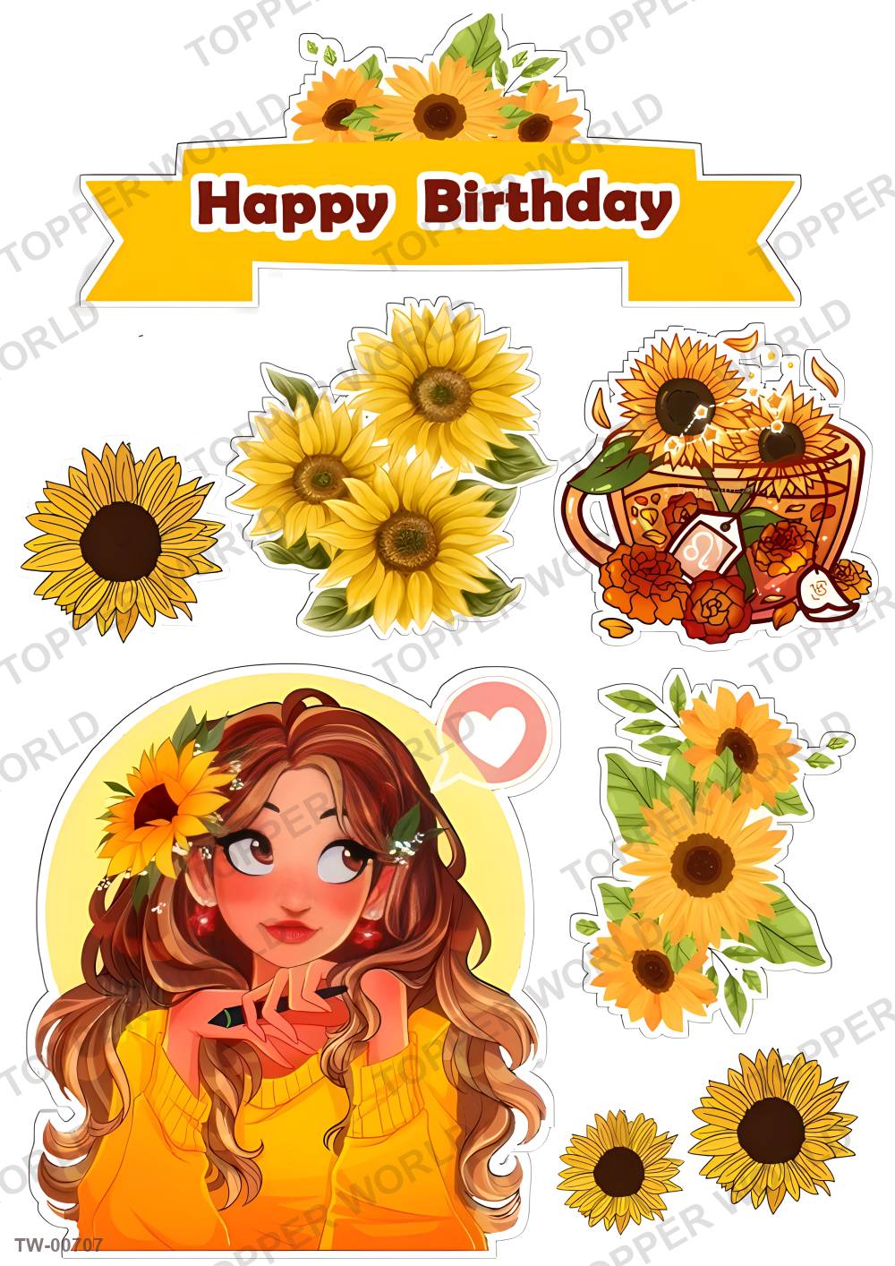 For Her Topper Sheet 19 – A4 topper sheet