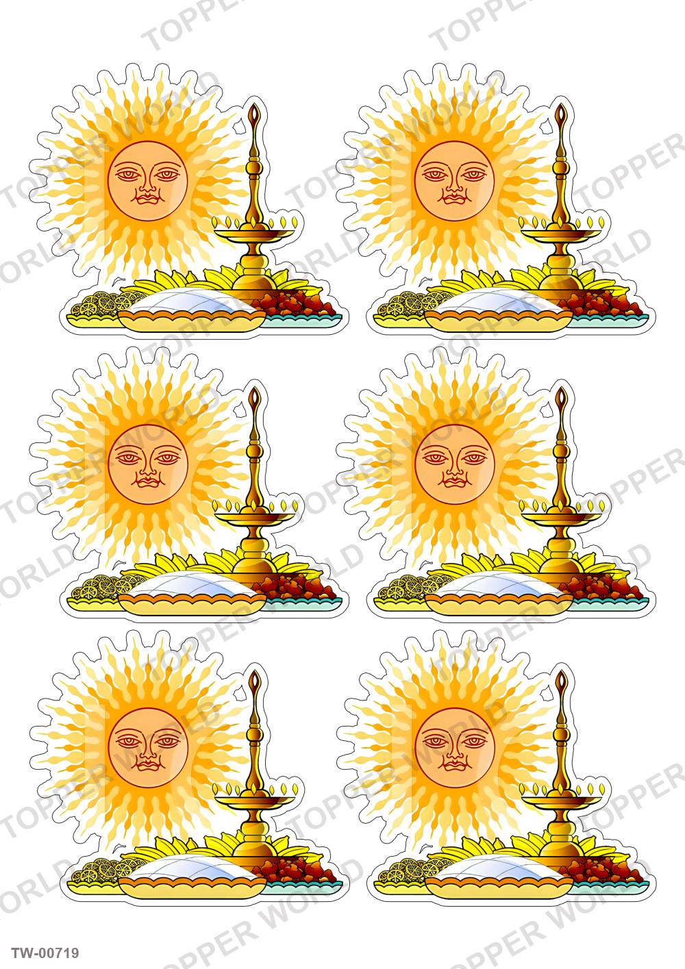Happy New Year Topper Sheet 20 – A4 topper sheet
