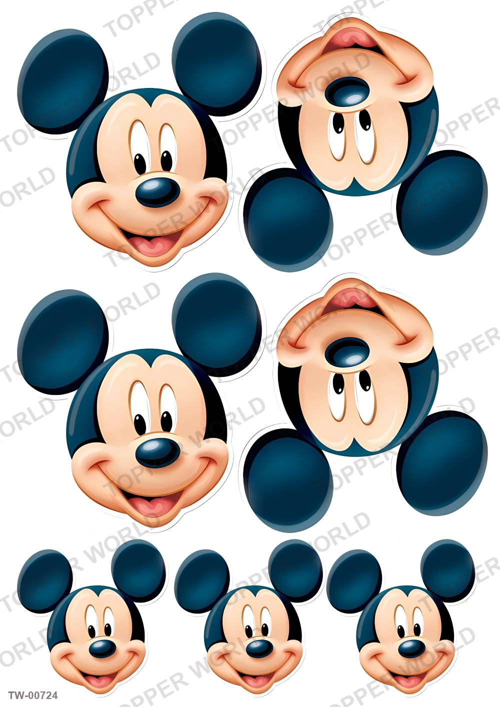 Mickey Mouse Topper Sheet 20 – A4 topper sheet
