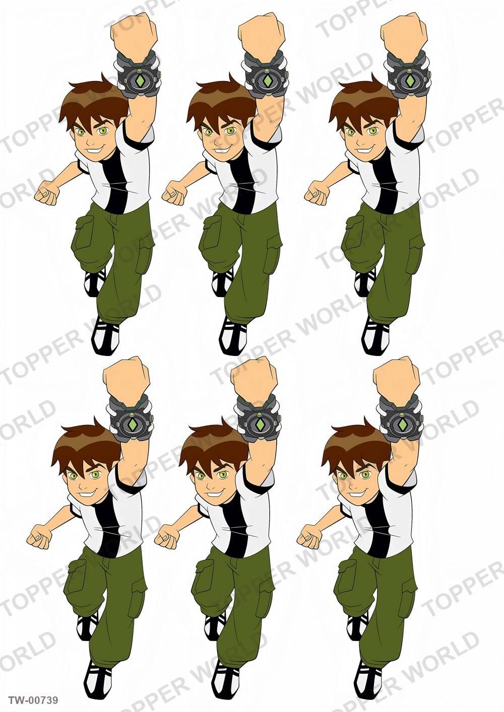 Ben 10 Topper Sheet 21 – A4 topper sheet