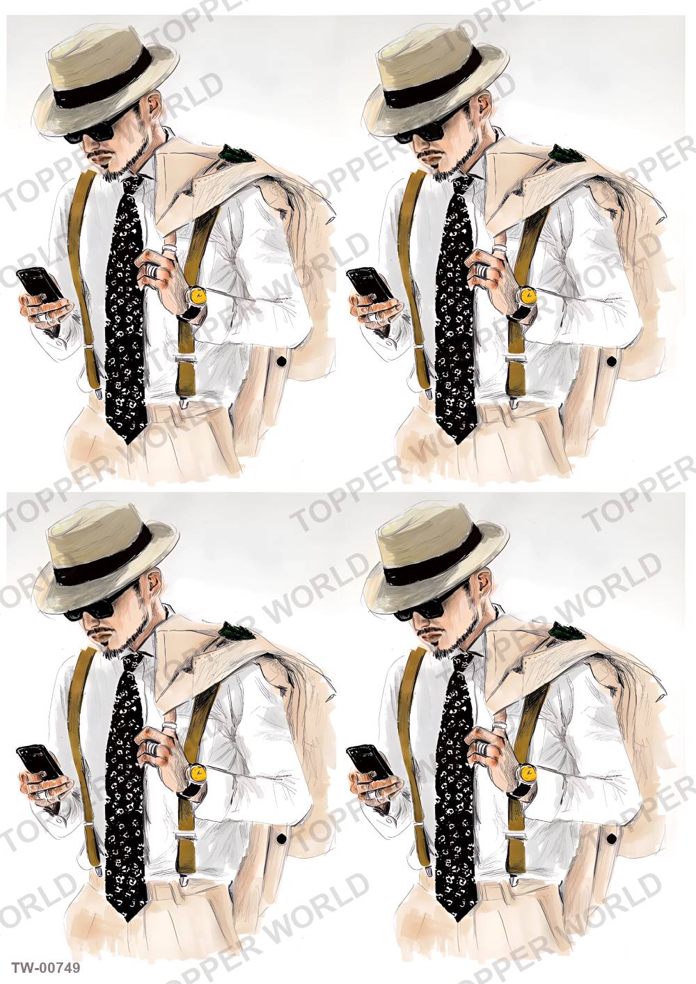 For Him Topper Sheet 21 – A4 topper sheet
