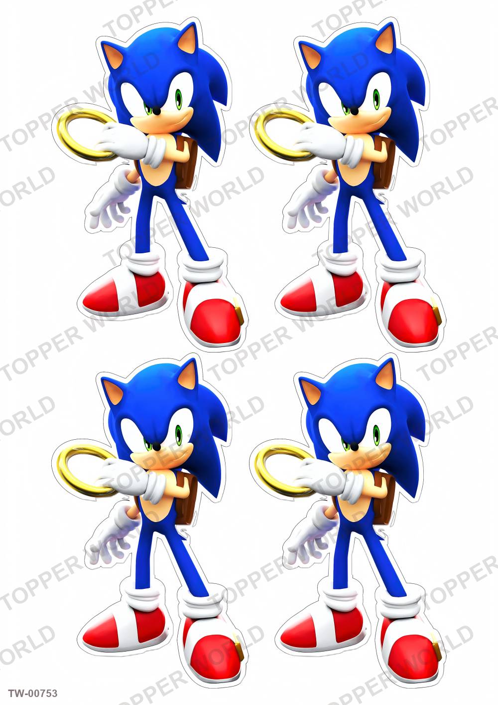 Sonic Topper Sheet 21 – A4 topper sheet