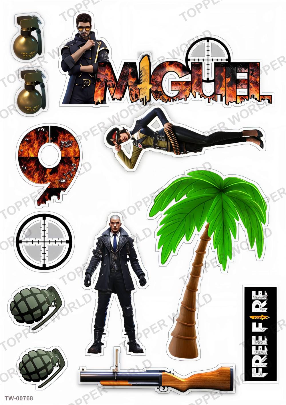 Games Topper Sheet 22 – A4 topper sheet