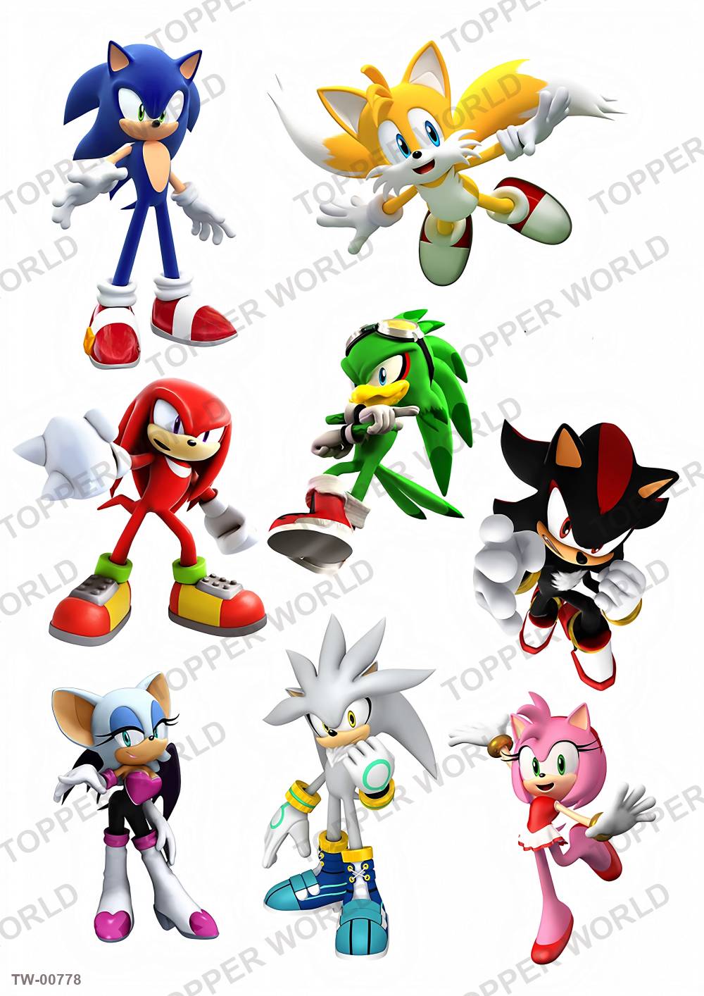 Sonic Topper Sheet 22 – A4 topper sheet