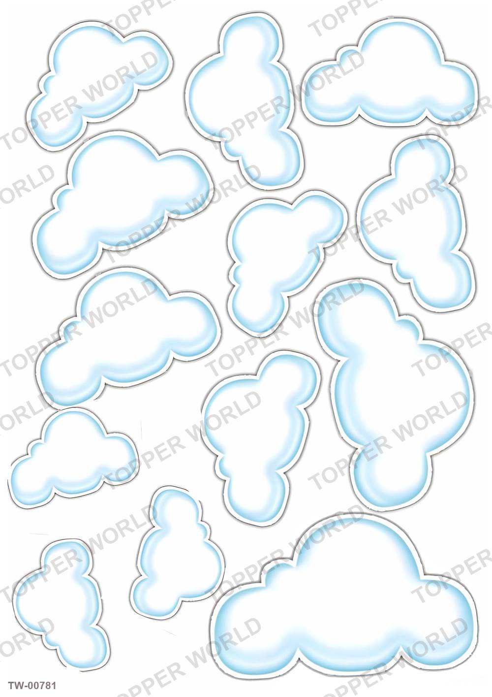 Unicorn Topper Sheet 22 – A4 topper sheet