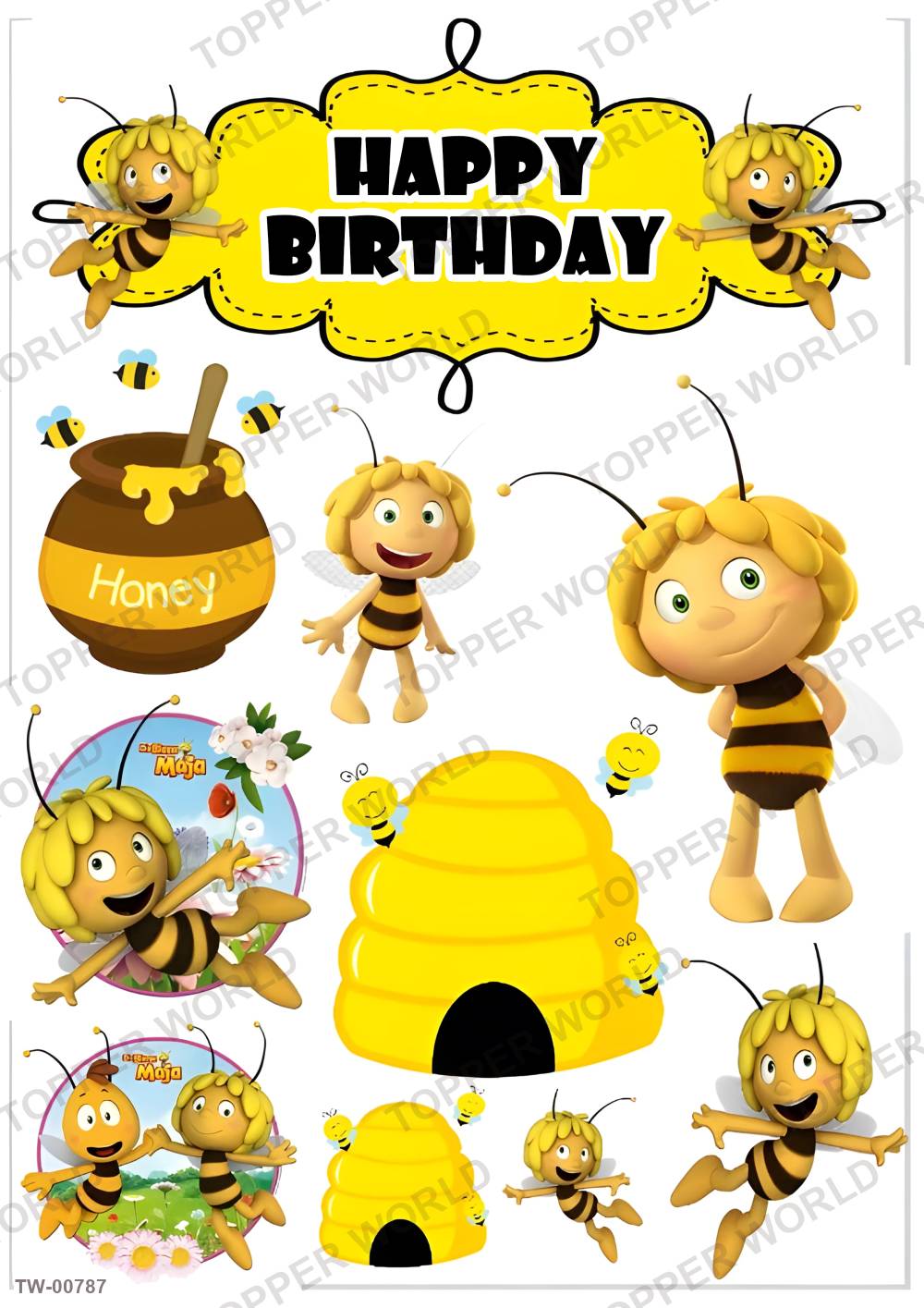Animals Topper Sheet 23 – A4 topper sheet