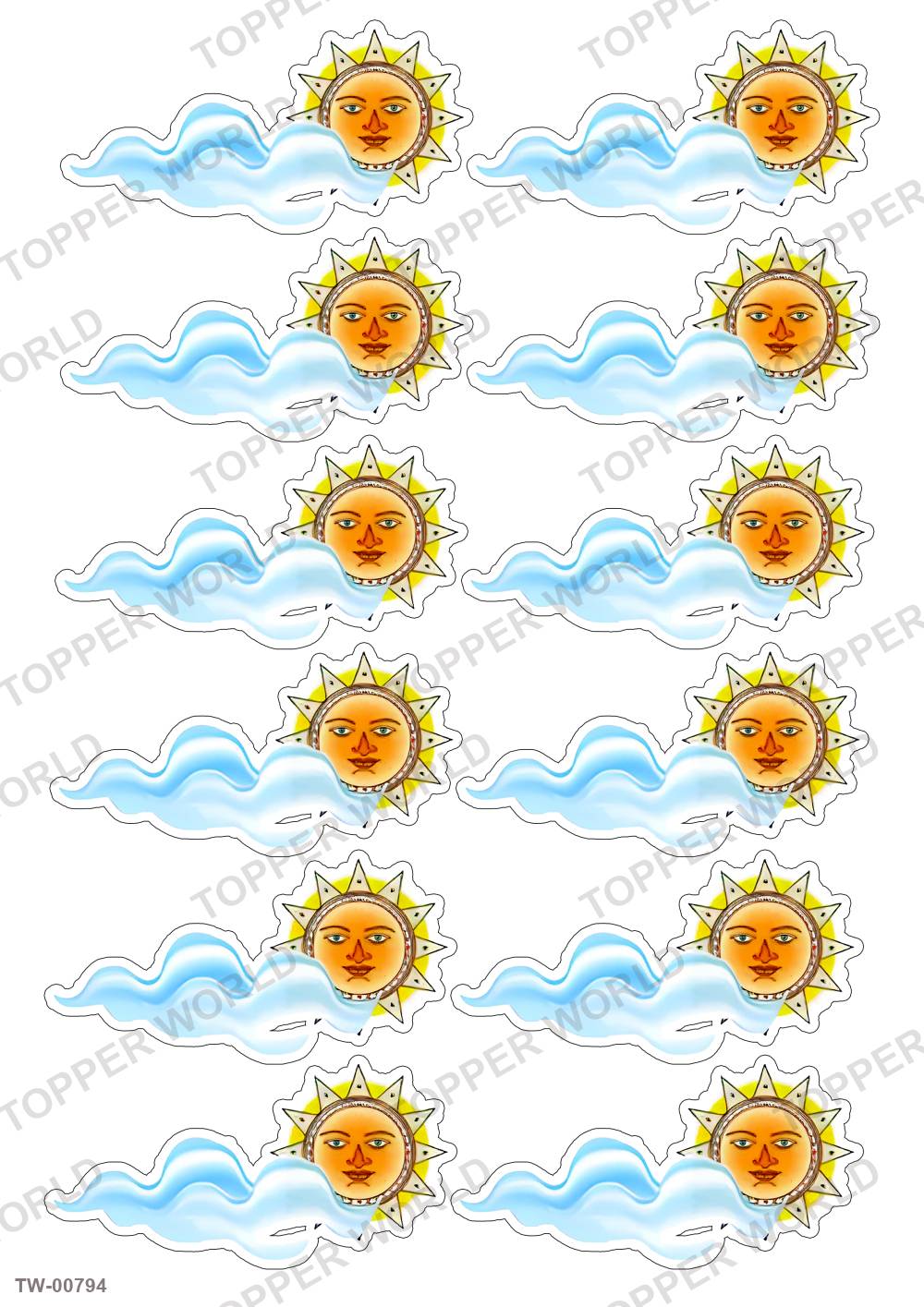 Happy New Year Topper Sheet 23 – A4 topper sheet