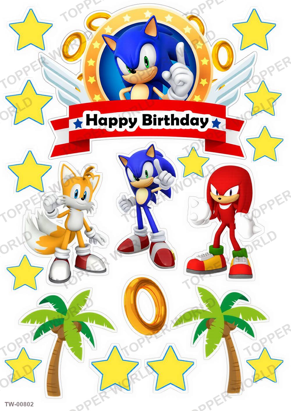 Sonic Topper Sheet 23 – A4 topper sheet