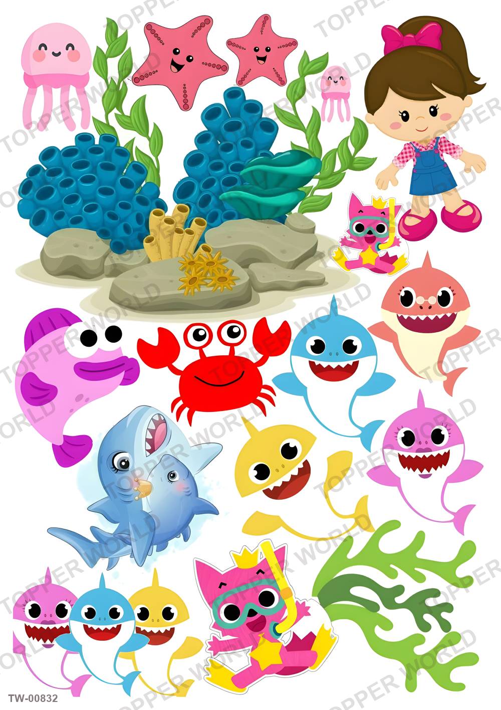 Animals Topper Sheet 25 – A4 topper sheet