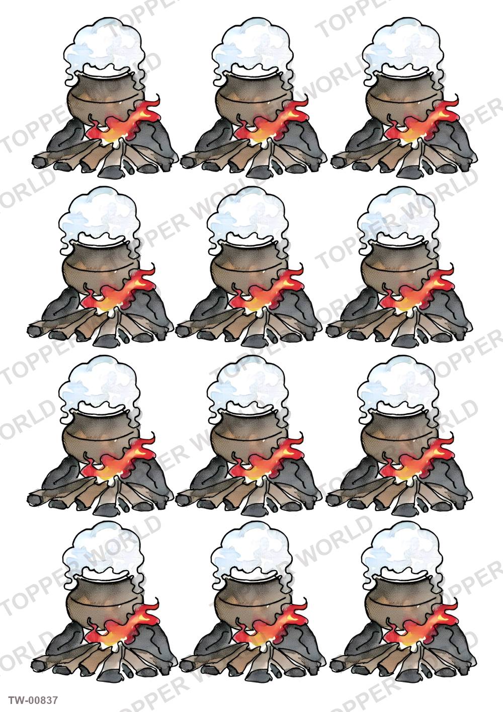 Happy New Year Topper Sheet 25 – A4 topper sheet