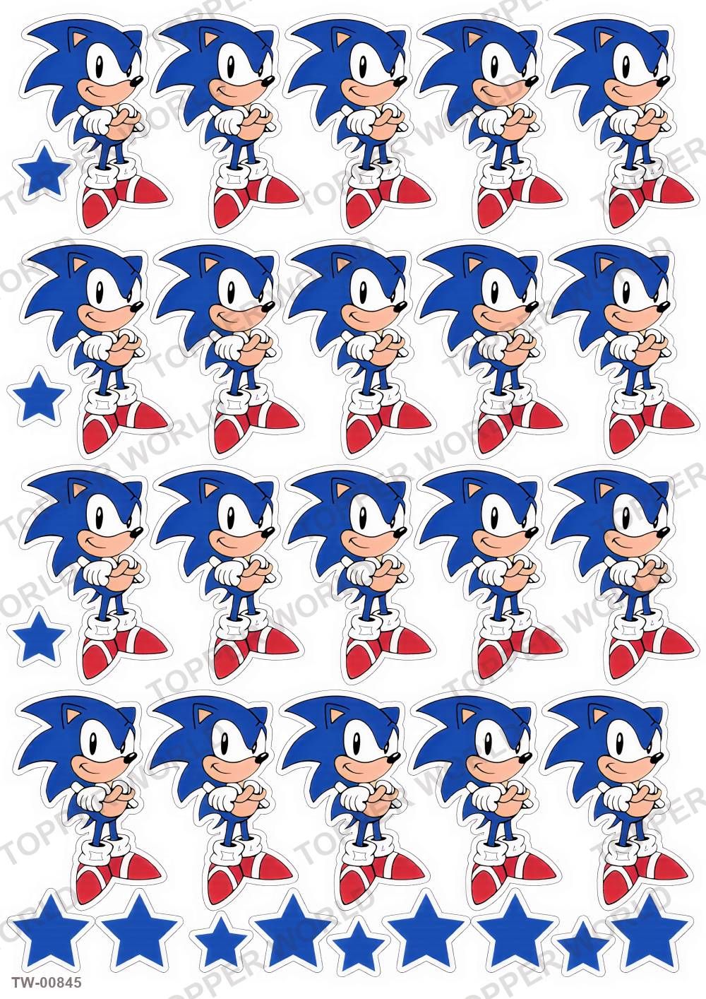 Sonic Topper Sheet 25 – A4 topper sheet