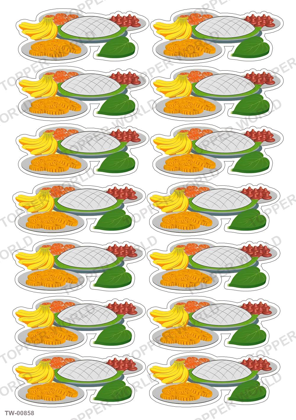 Happy New Year Topper Sheet 26 – A4 topper sheet