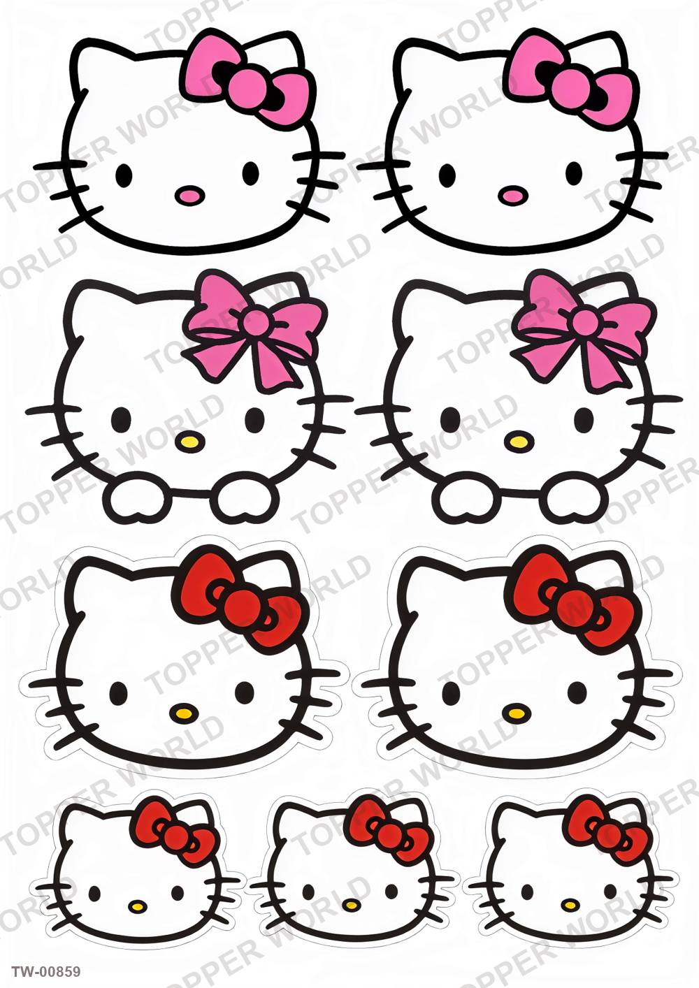 Hello Kitty Topper Sheet 26 – A4 topper sheet
