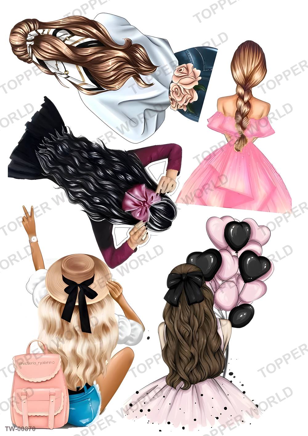 For Her Topper Sheet 26 – A4 topper sheet