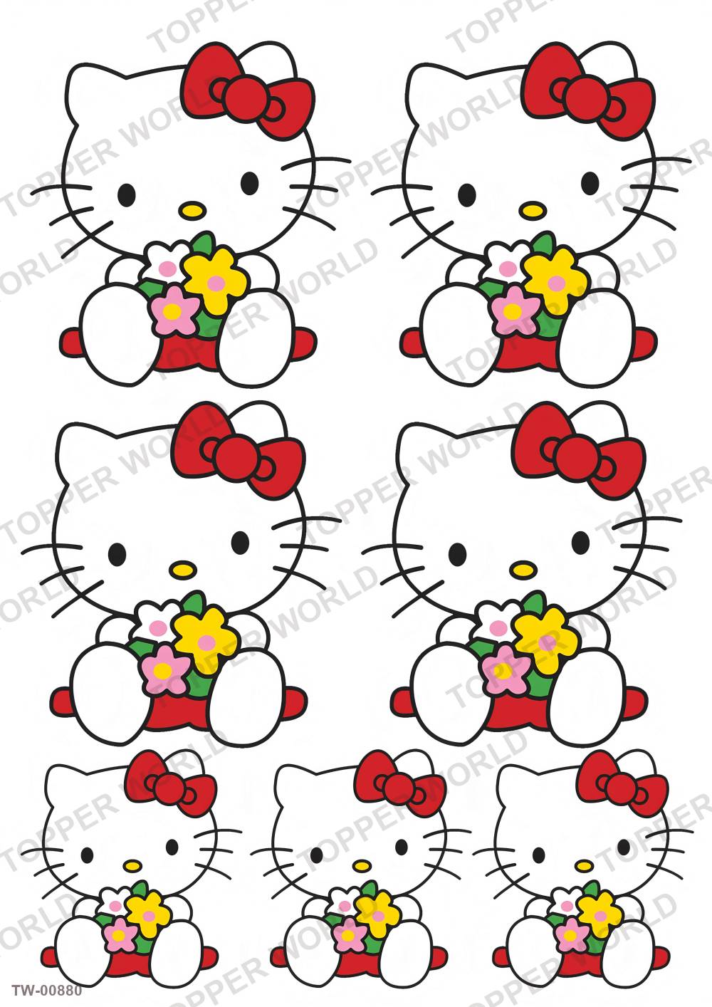 Hello Kitty Topper Sheet 27 – A4 topper sheet