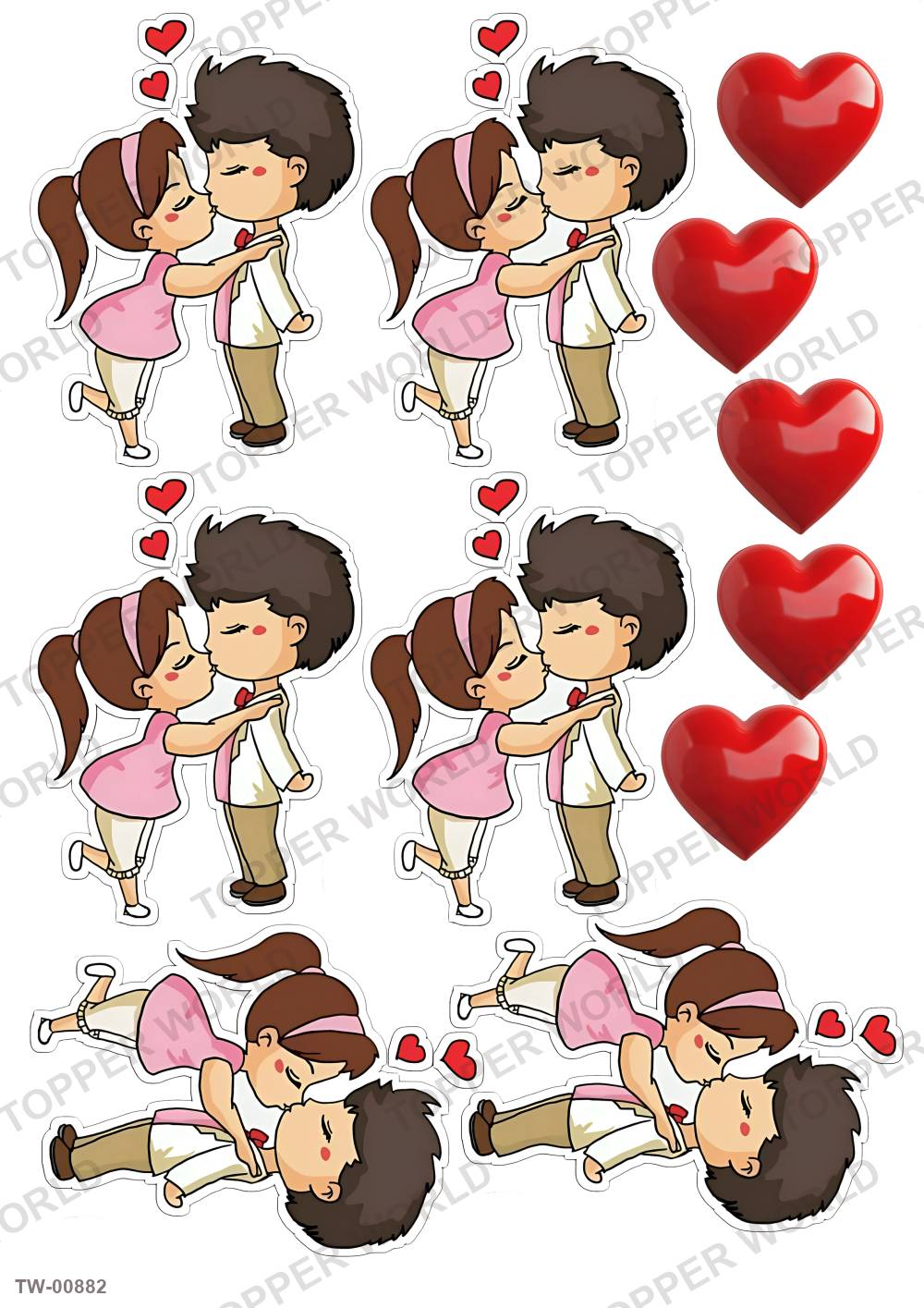 Love Topper Sheet 27 – A4 topper sheet
