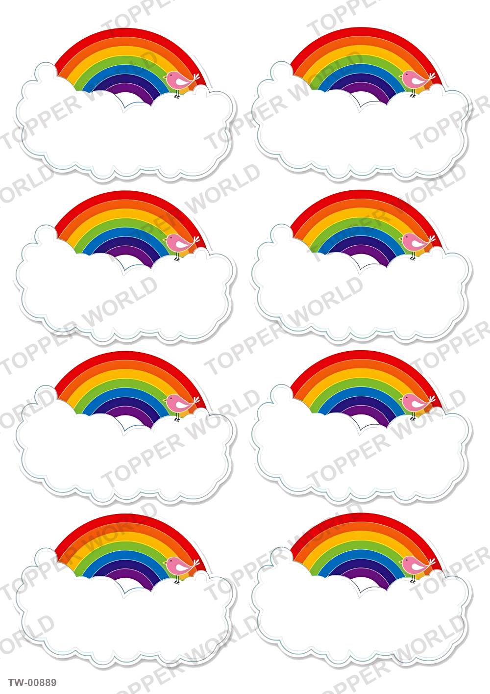 Unicorn Topper Sheet 27 – A4 topper sheet