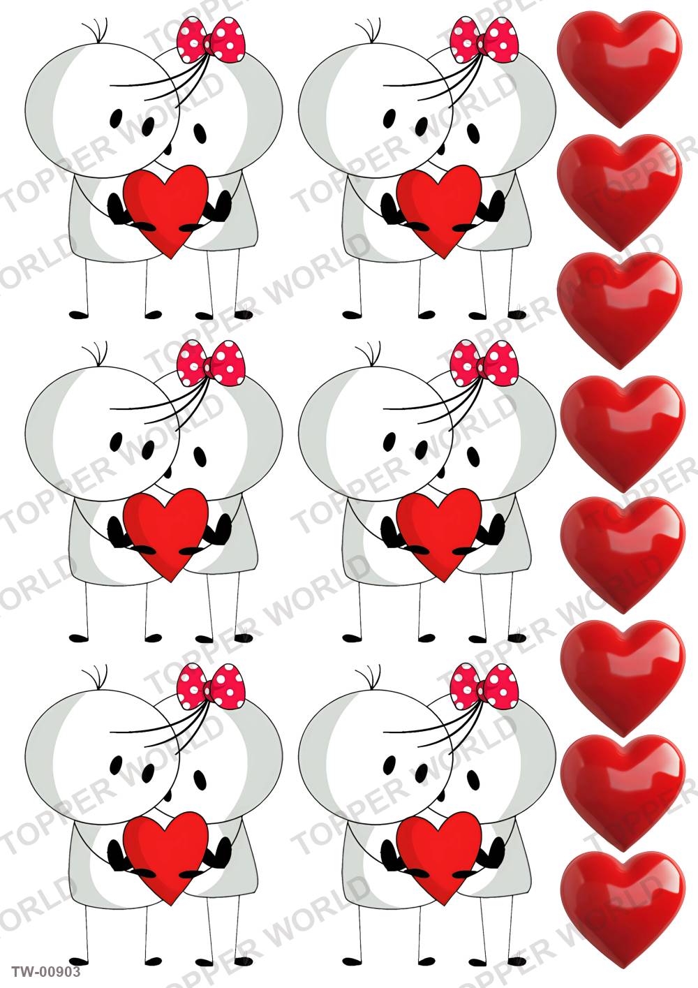 Love Topper Sheet 28 – A4 topper sheet