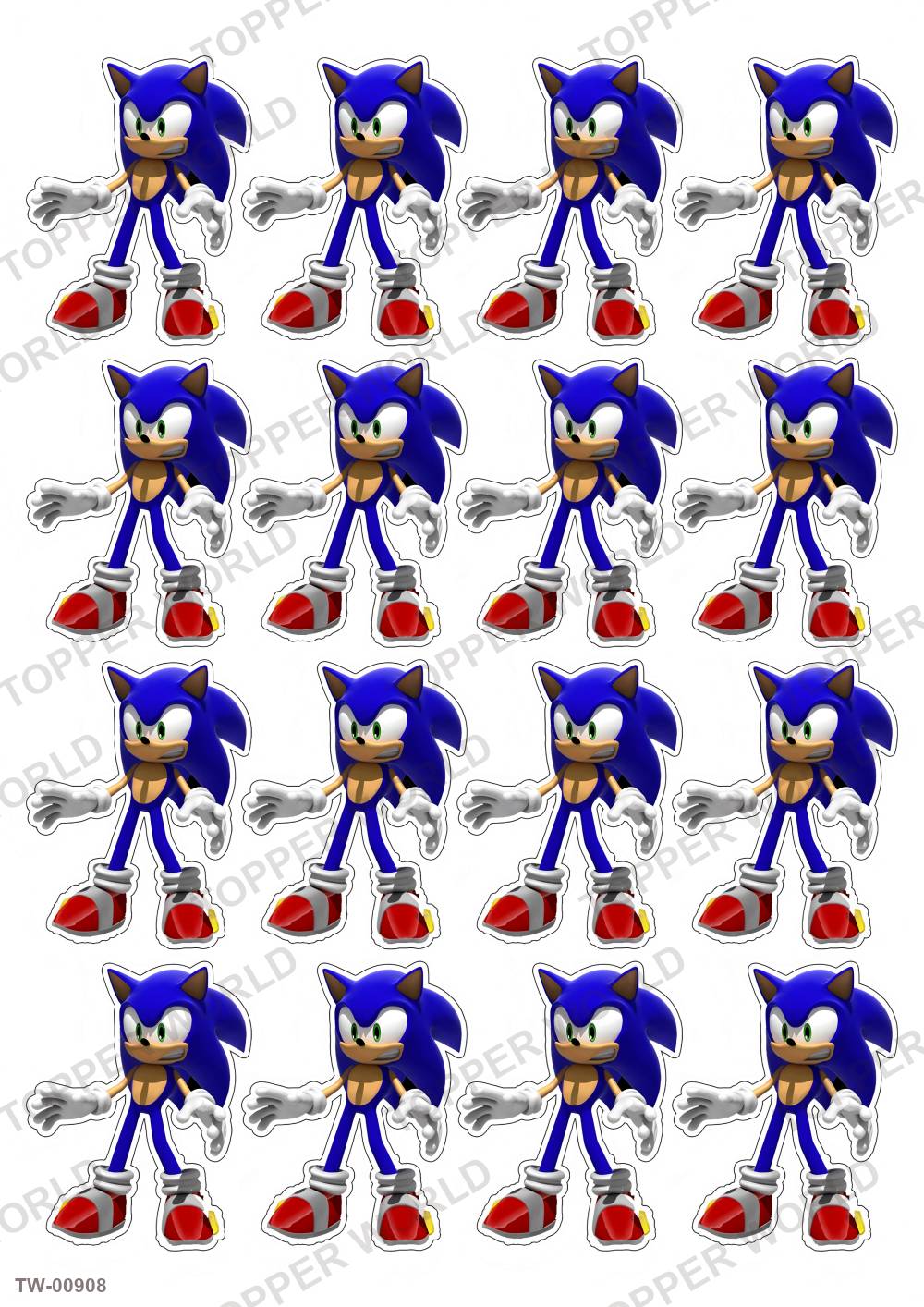 Sonic Topper Sheet 28 – A4 topper sheet