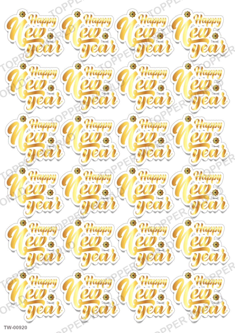 Happy Birthday Topper Sheet 29 – A4 topper sheet