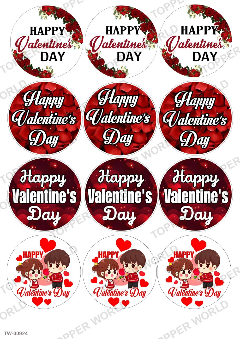 Love Topper Sheet 29 – A4 topper sheet
