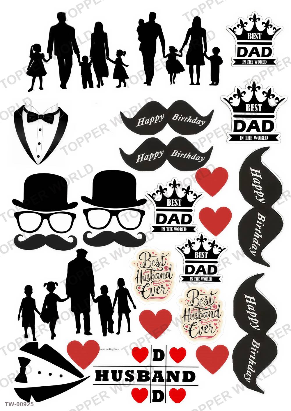 For Him Topper Sheet 29 – A4 topper sheet
