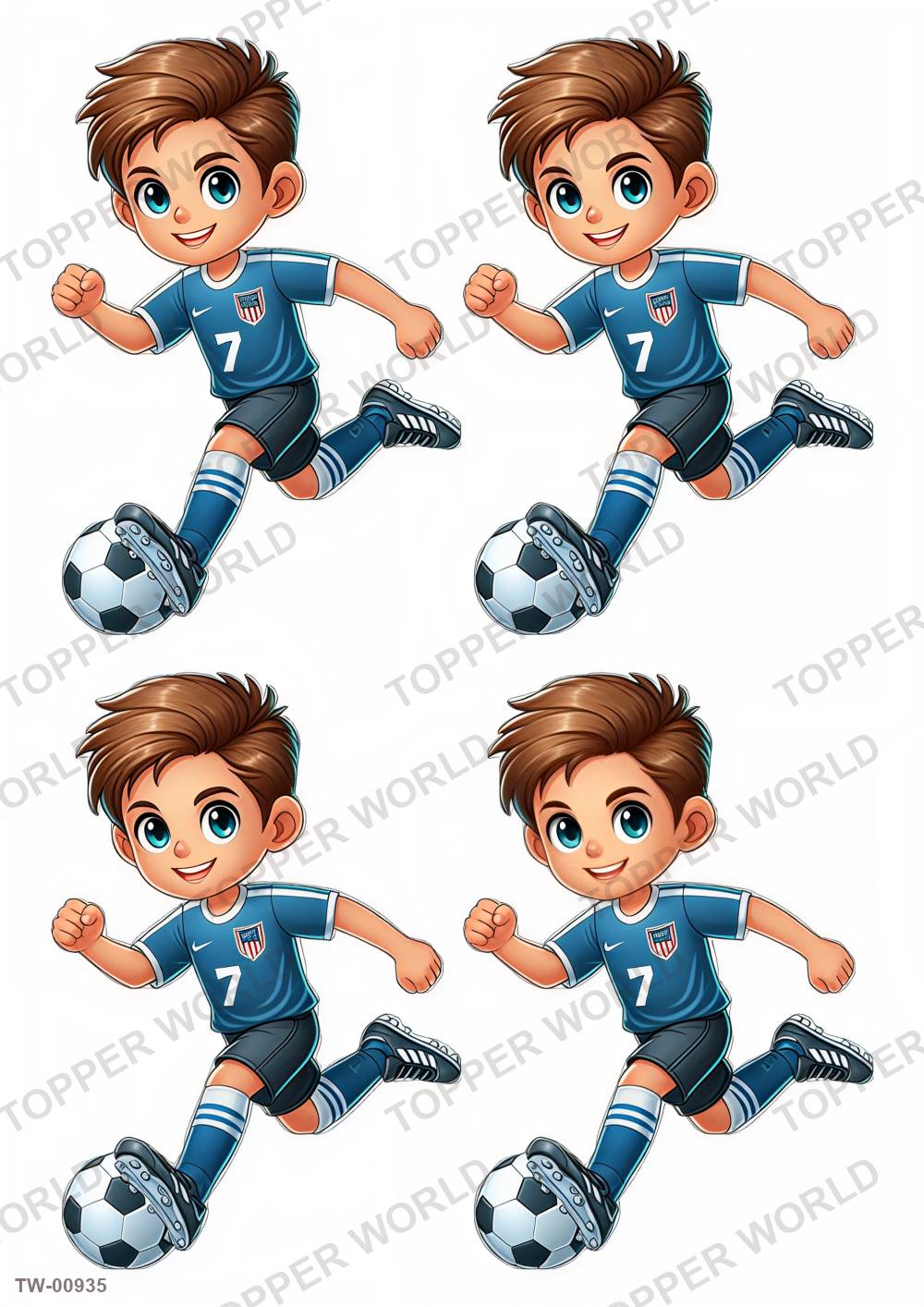 Little Boy Topper Sheet 29 – A4 topper sheet