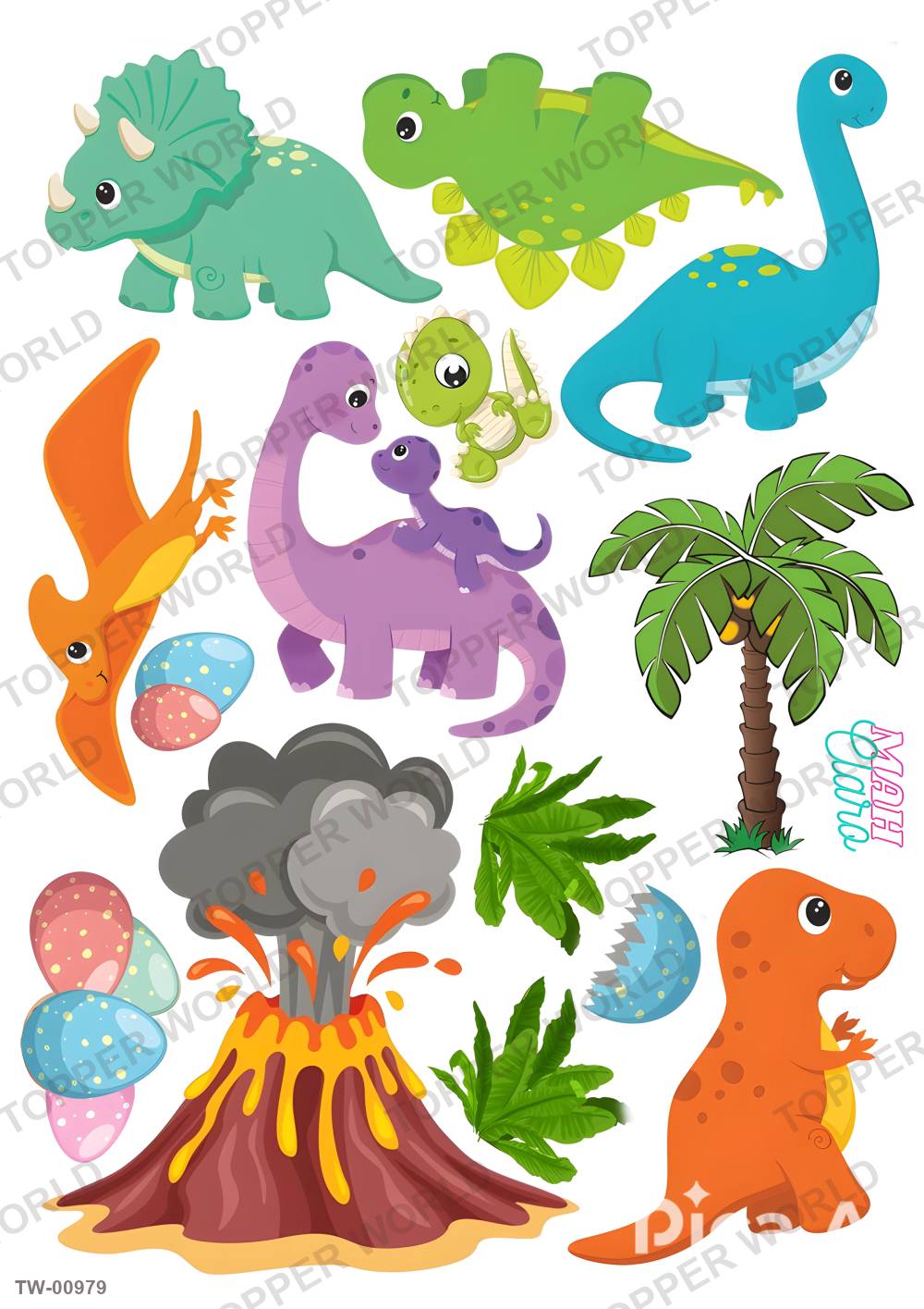 Animals Topper Sheet 32 – A4 topper sheet